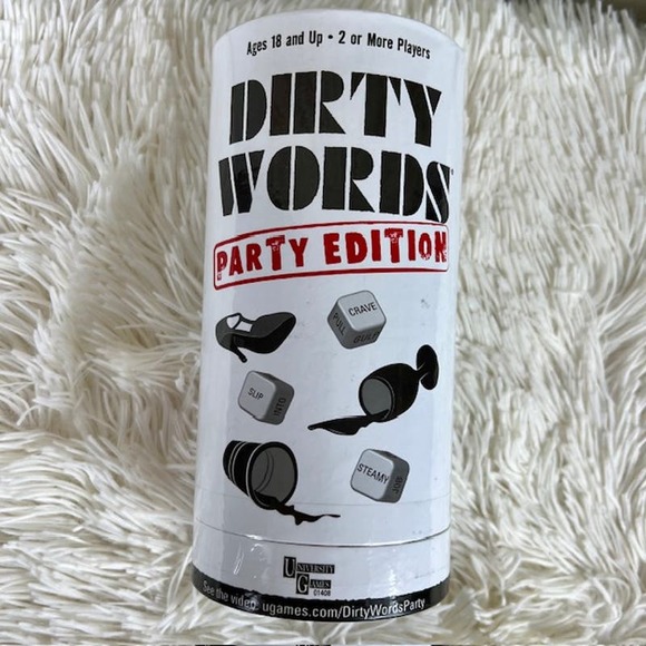 Bundle 3/$10 University Games Dirty Words Adult Dice Word Game NWT - Picture 1 of 3